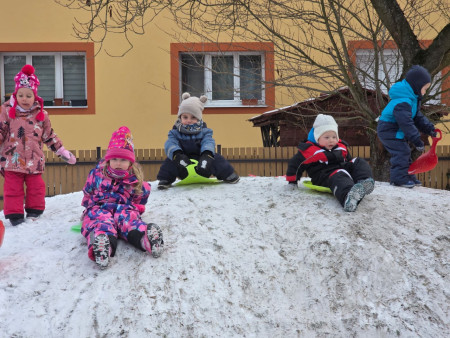 Užíváme si sněhové nadílky