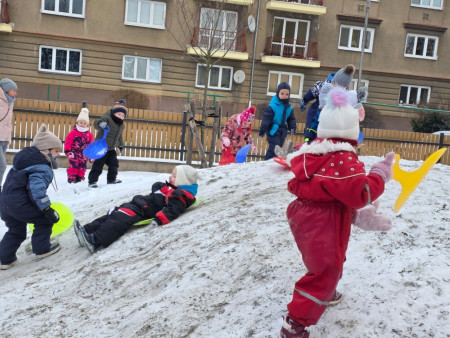 Užíváme si sněhové nadílky